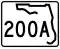 State Road 200A marker