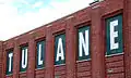 Devlin Fieldhouse - Tulane Lettering