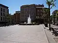 Fountain in the city hall square