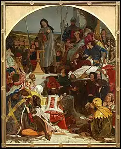 Chaucer at the Court of Edward III by Ford Madox Brown