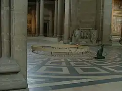 For the first time in history, in 1851, the French physicist Léon Foucault used a pendulum in order to prove the rotation of Earth around its own axis. The pendulum is exhibited at the Museum of Cnam on the Parisian campus and at the Panthéon.