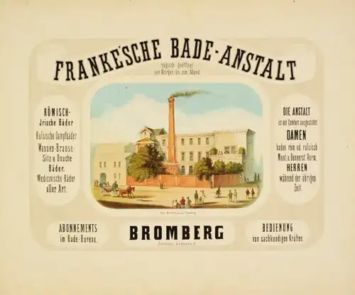 1928 advertising for the Franke bath house