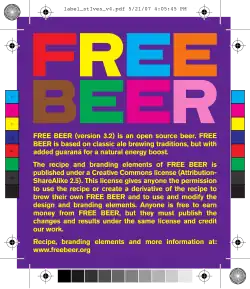 Label of Free Beer 3.2.