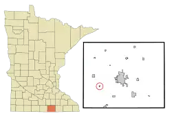 Location of Conger, Minnesota