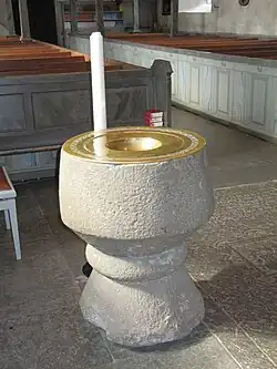 Baptismal font