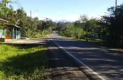 Gomez, Bugaba, Chiriqui. Road to San Andrés in the way on Gomez, Panama