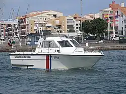 The vessel G 8909 at Cap d'Agde in 2015