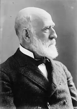 President pro tempore George F. Edmunds from Vermont