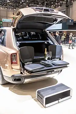 Camping seats in the boot