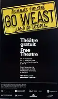 GO WEAST, original Montreal run poster, 1996