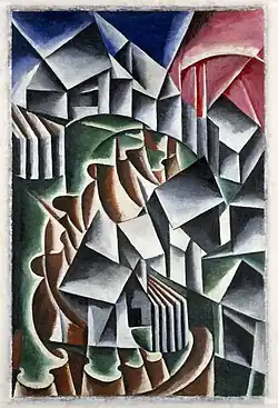 Birsk, 1916, Oil on canvas, 106 cm × 69.5 cm (41.7 in × 27.4 in), Solomon R. Guggenheim Museum, New York Gift, George Costakis, 1981 Guggenheim Museum