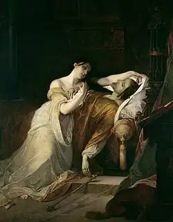 Joanna the mad with Philip I the handsome, 1850