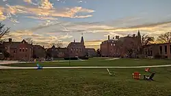 The Gallaudet Mall at the center of campus (view as a 360° interactive panorama)
