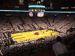 Image 14The home court of the Miami Heat of the National Basketball Association. (from Basketball court)
