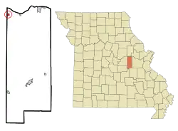 Location of Morrison, Missouri
