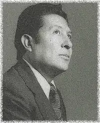 Gastón Suárez pictured in La Paz in 1976