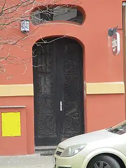 Main door on the street