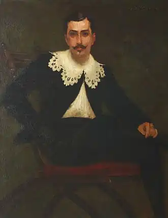 Nicolae Petraşcu as a "Hidalgo"