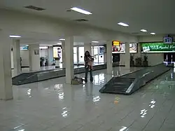 Old terminal baggage claim area