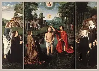 Gerard David – The Baptism of Christ, c. 1505