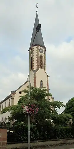 The Protestant church in Gerstheim