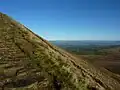 Assending Pendle on the footpath from Barley