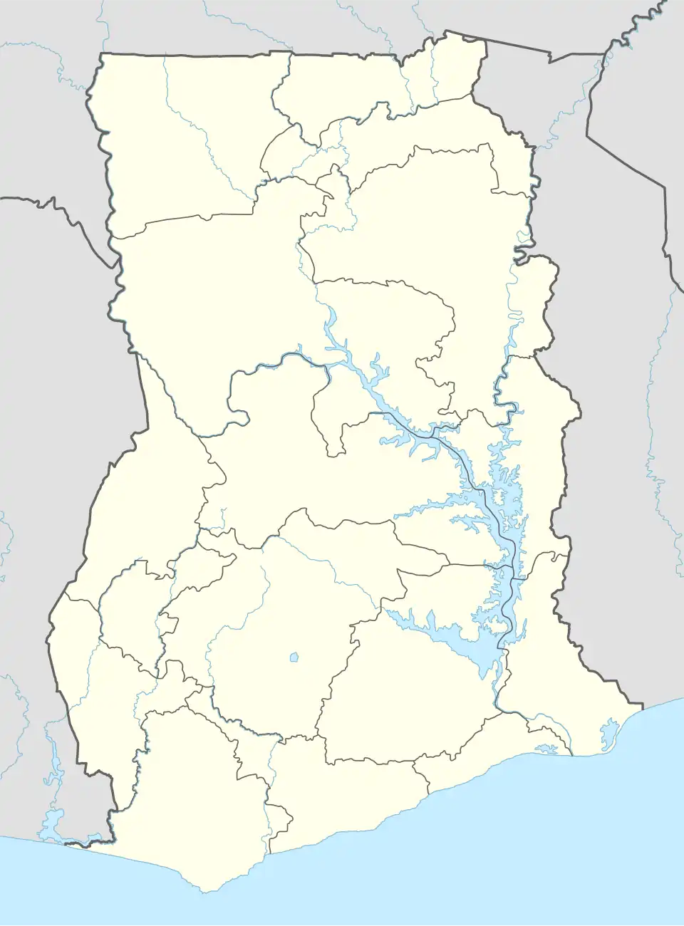 Fomena is located in Ghana