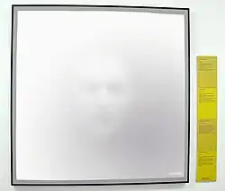 Gianni Sarcone, 2011, Apparition, mixed media, 122 x 122 cm, Museum of Illusions, Ljubljana (Slovenia).