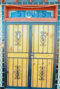 Stout Hotel main door