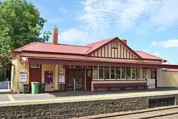 Gisborne Train station at New Gisborne