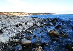 Glatved Beach in winter