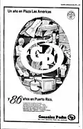 González Padín celebrating 86th anniversary and 1st anniversary of Plaza las Américas store in 1969