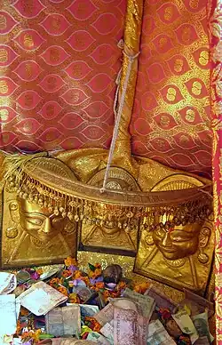 Deities placed at Paddal, the venue of the fair