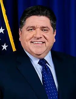Photographic portrait of JB Pritzker