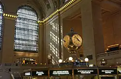 The Seth Thomas Clock Company-manufactured clock at Grand Central Terminal