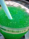 Granita di menta (lit. 'mint granita')