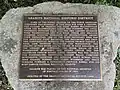 Historic District designation plaque