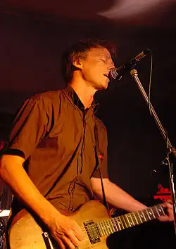 Big Heavy Stuff's Greg Atkinson performing