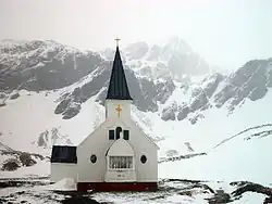 The Norwegian Church in Grytviken (built in 1913)