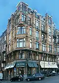 Apartment and shop building, avenue Louis Bertrand/Louis Bertrandlaan 55–65, Schaerbeek (1906)