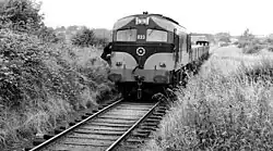 Freight train near Castletown in the 1970s