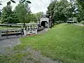 Gypsy Express entering covered bridge