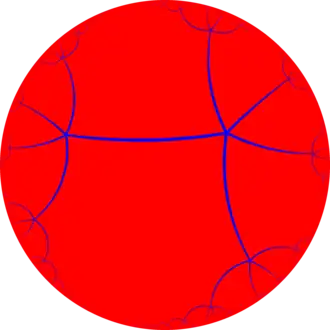 Order-5 apeirogonal tiling