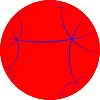 Order-6 apeirogonal tiling
