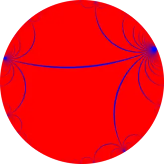 Infinite-order apeirogonal tiling