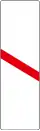 A36-9 Warning board for 80 meters until the railway crossing (left side)