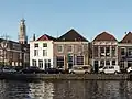 River (de Spaarne) with church (de Bakenesserkerk)