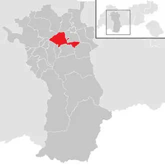Location in the district