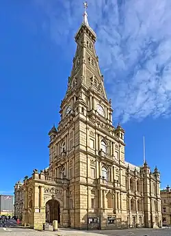 Main front on Crossley Street