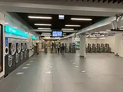Mezzanine and ticketing hall